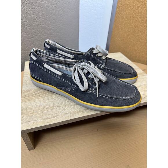 Clarks Men’s Suede Boat Shoes - Size 8.5 - Picture 2 of 8